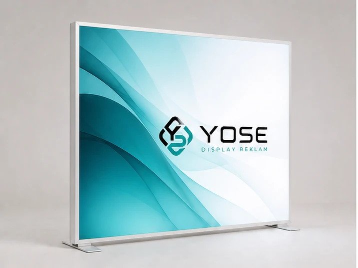 Fuar ve etkinlikler için aydınlatmalı kumaş lightbox sistemi